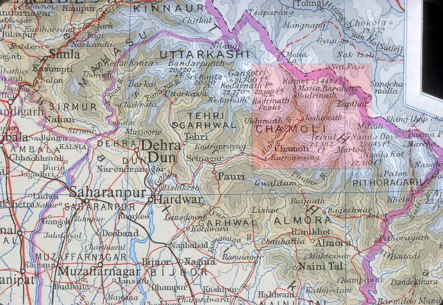 Garhwal-Map 1 Garhwal